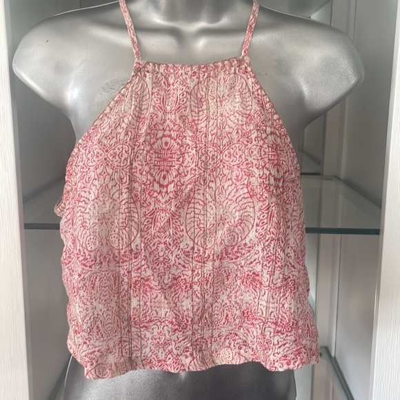 Free People “ wrapped around you “ cropped “ halter top size small - Picture 4 of 10